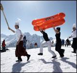 If you can't take the heat, get out of the kitchen and head for Ischgl.... Courtesy of Tourism Association Paznaun - Ischgl  